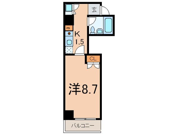 ハイリーフ芝大門の物件間取画像